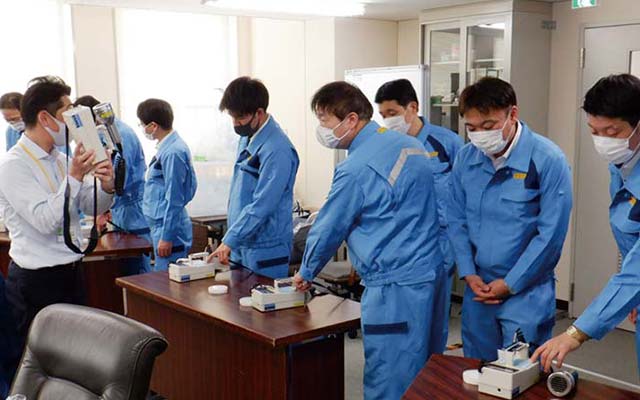 放射線測定器の取扱い研修